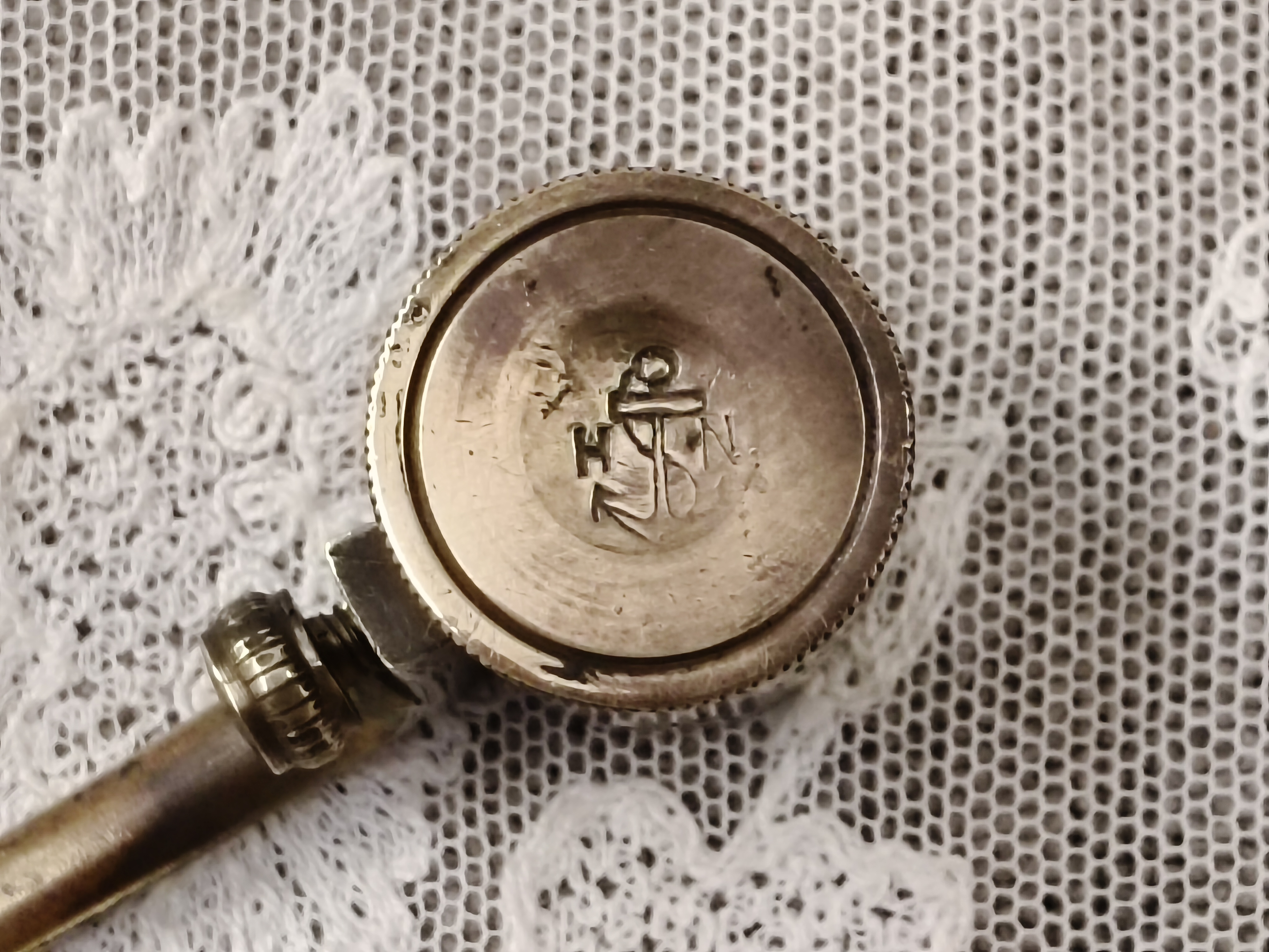 Oud koperen kruit maatje