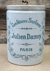 Oude Franse confiture pot 'Julien Damoy' VERKOCHT