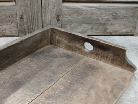 Oude schil plank