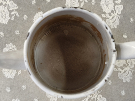 Oud emaille filter koffiepot