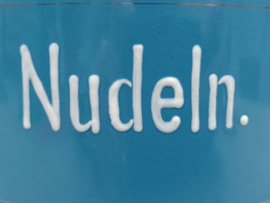 Oude grote Nudeln voorraadpot