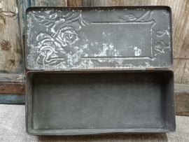 Oud biscuit blikje VERKOCHT