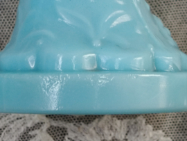 Set oude opaline vaasjes