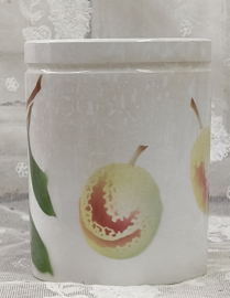 Oud Franse confiture pot, nectarine