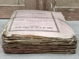 oude Franse shabby tijdschriften 3 VERKOCHT