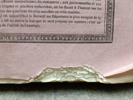 Oude Franse shabby tijdschriften bundel 1