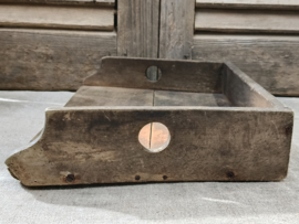 Oude schil plank