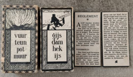 Oud kwartetspel 'leesplankje' GERESERVEERD