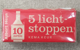 Oud doosje licht stoppen van AH