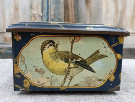 Oud blikje vogels VERKOCHT