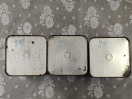 Set van 3 gebloemde blikken VERKOCHT