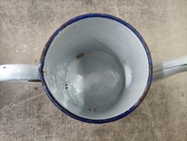 Oud Frans emaille Japy koffiepot