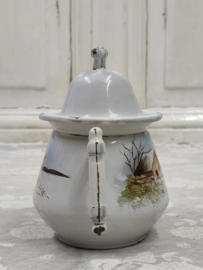 Oud suikerpotje landschap decor VERKOCHT