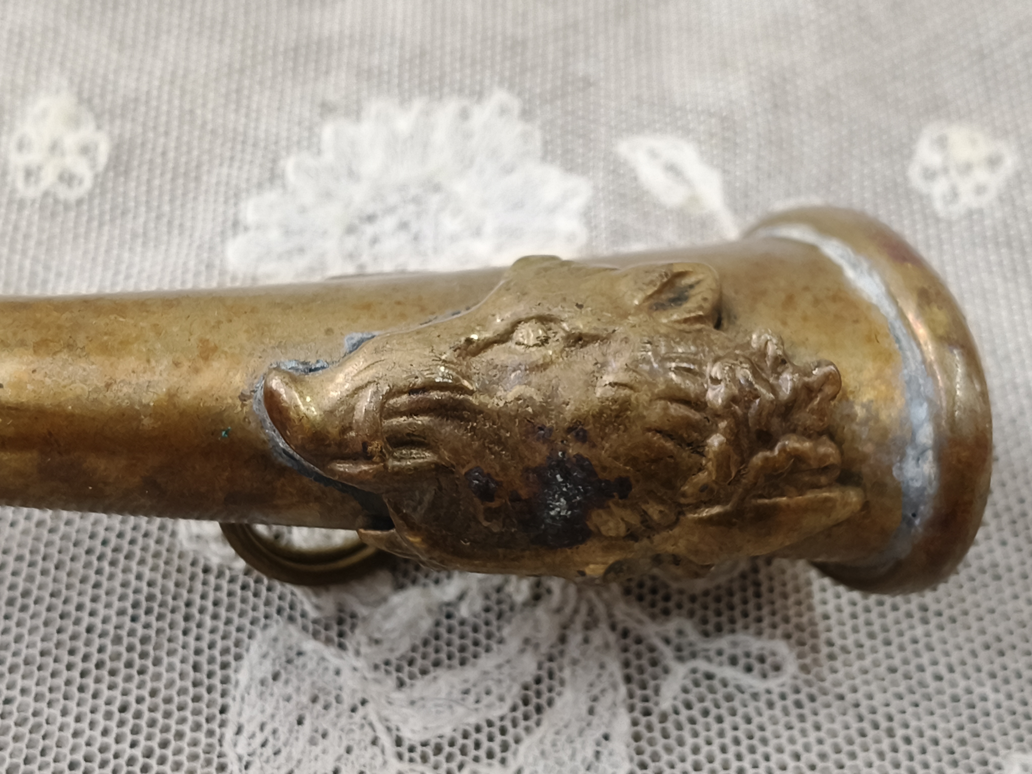 Oude kleine jacht toeter