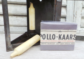 Oud doosje Apollo kaarsen VERKOCHT