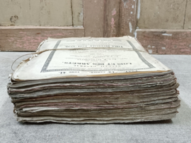 Oude Franse shabby tijdschriften VERKOCHT
