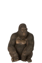 Gorilla Poly Donkerbruin Medium 60cm