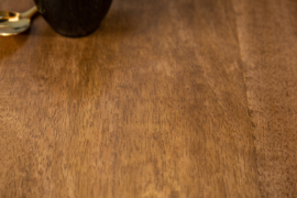Salontafel DIAMOND 69 cm naturel messing mangohout