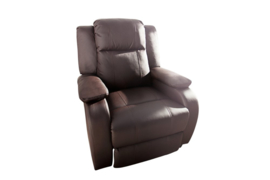 Moderne relax fauteuil HOLLYWOOD koffie TV fauteuil met ligfunctie