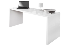 Bureau Hoogglans wit  - 160cm -