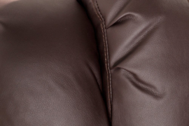 Moderne relax fauteuil HOLLYWOOD koffie TV fauteuil met ligfunctie