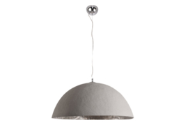 Stijlvol hanglamp GLOW 50cm beton zilver
