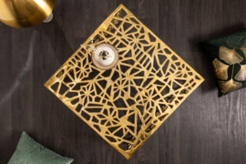 Handgemaakte salontafel Gold 60cm aluminium goud in gap design