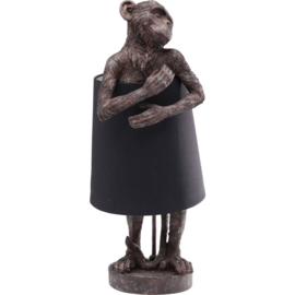 Tafellamp Animal Monkey Bruin Zwart