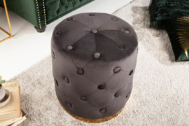 Poef Modern chesterfield 36 cm