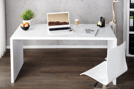 Design bureau FAST TRADE 120 cm wit hoogglans kantoortafel