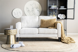 salontafel rond goud metaal