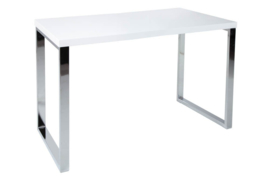 Modern bureau Hoogglans WIT 120 cm