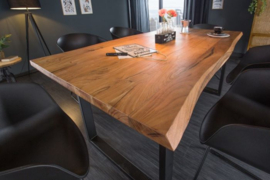 Eettafel Mammoet 160cm Massief Acacia Hout