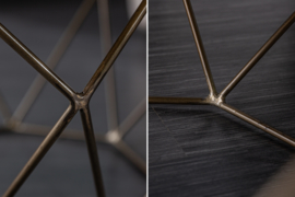 Salontafel DIAMOND 69 cm naturel messing mangohout