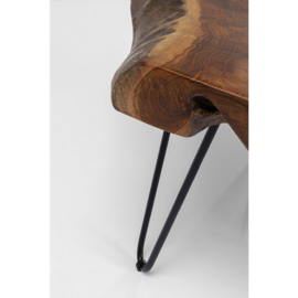 Salontafel Massief hout 100x60 met  haarspeldpoten