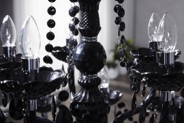 Hanglamp Model: Konings -  15 armen Zwart - 1282