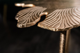 Salontafel 57 cm goud in een filigraan bladmotief