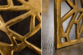 Handgemaakte salontafel Gold 60cm aluminium goud in gap design