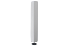 Moderne design vloerlamp PARIS XXL 160cm witte vloerlamp met plissé kap