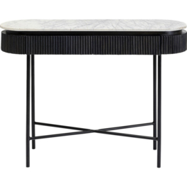 Kare design Console Glenn Sidetable 100cm met Marmer tafelblad