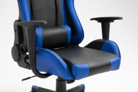 Gamingstoel Donkerblauw/zwart