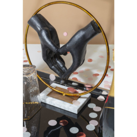 Deco Object Elementen Hart Hand 34cm