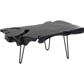 Salontafel Aspen Zwart 100 x 40 met Haarspeldpoten