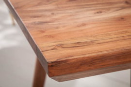 Massieve eettafel MYSTIC LIVING 160cm acacia naturel massief hout