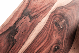 Massief TV lowboard 150 cm sheesham hout met een uitgewerkte voorkant
