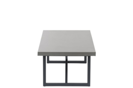 Salontafel Beton Finish Rechthoekig Hout/Metaal Grijs