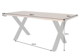 Eettafel Amazonas 180cm Massief Sheesham Hout