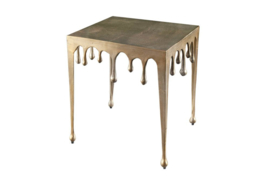 Extravagante salontafel QUID LINE L 46 cm goud druppelvormig design