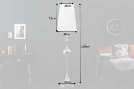 Elegante design vloerlamp Beauty Rose goud 160cm