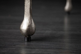 Bijzettafel Liquid Line L 46cm Zilver